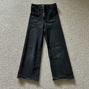 Zara girls wide leg jean